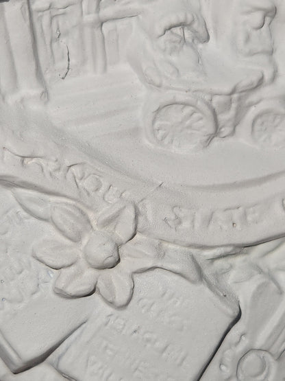 Vintage Ceramic Santa State by State Collection from retired Gare Mold Mississippi