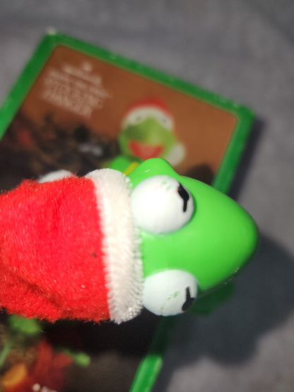 Vintage Hallmark Christmas Stocking Hanger Holder Kermit the Frog 1980 Muppets sh238