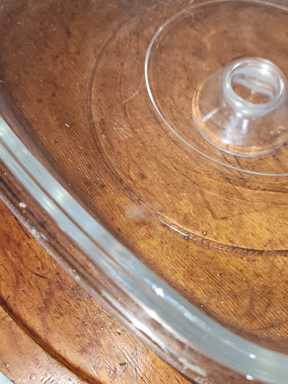 Pyrex Clear Glass Square Dome Lid A12C replacement lid Casserole dish