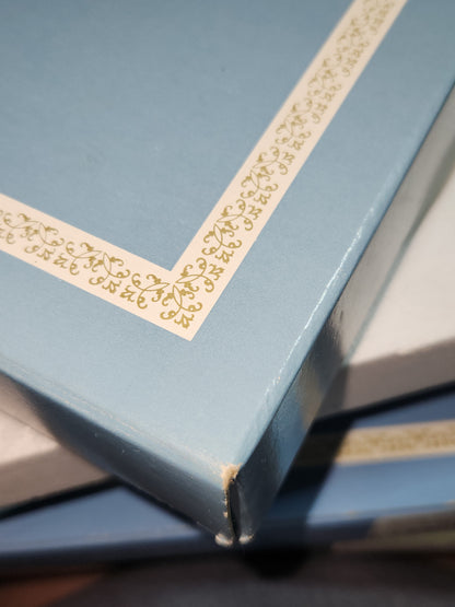 Vintage Avon Christmas 1977 Carollers in the Snow with Original Box. Enoch Wedgewood England