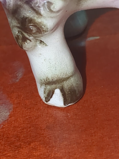 Hand painted porcelain Sheep lamb made in Japan fig2