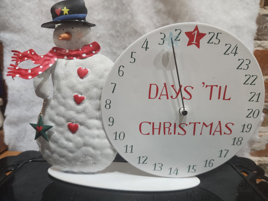 Hallmark metal musical Christmas countdown calendar with box cd43