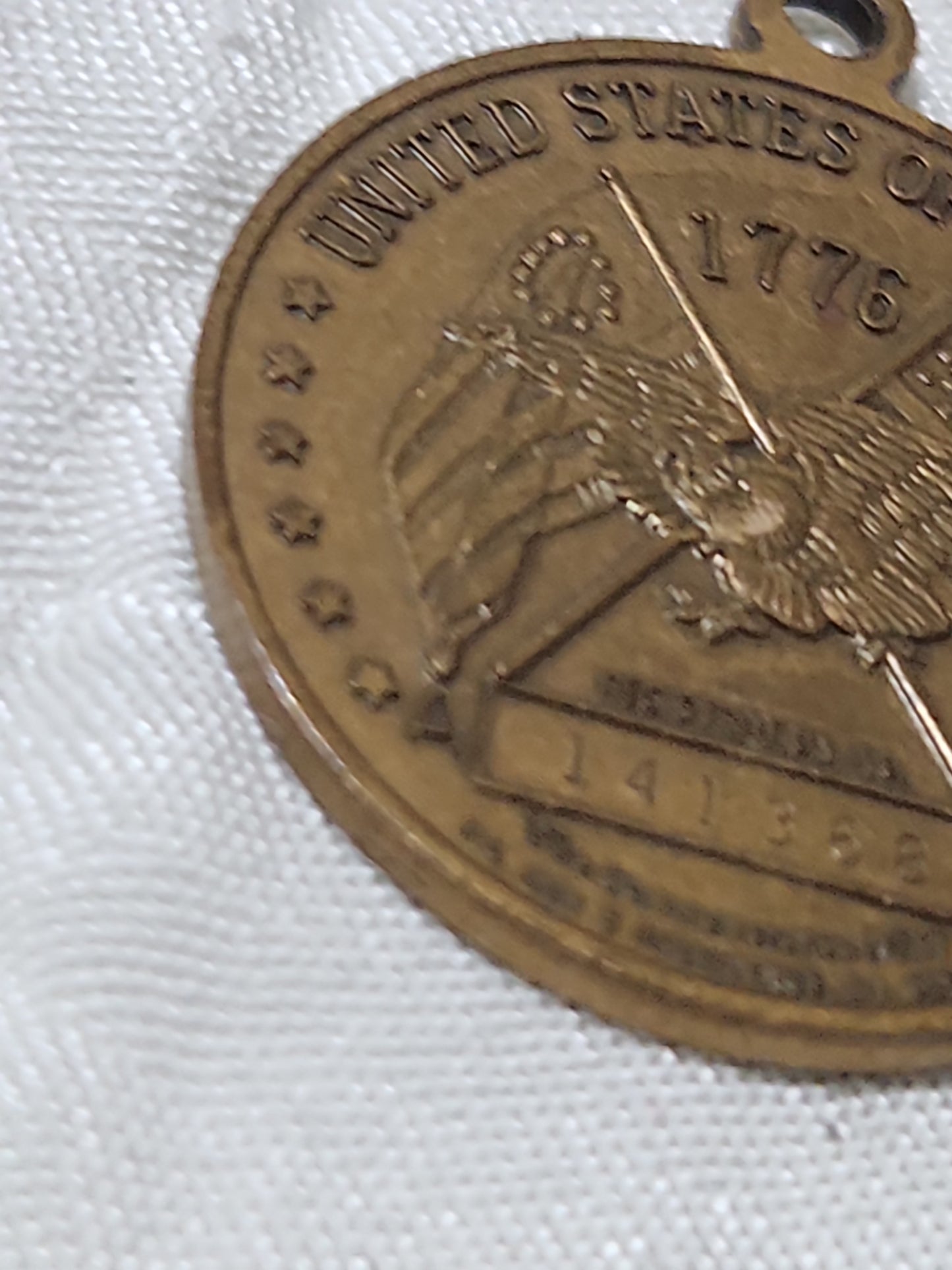 Vintage Spirit of '76 Commemorative Medallion U.S. Bicentennial 1776-1976 bh7