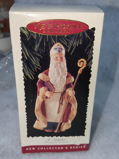 Hallmark keepsake ornaments Saint Nicholas 1995 St. Nic ho47