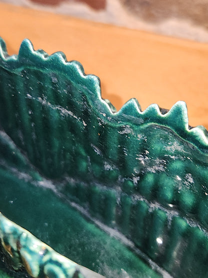 Vintage Gilner Pixie Elf on a Bench in front of a Planter elf5