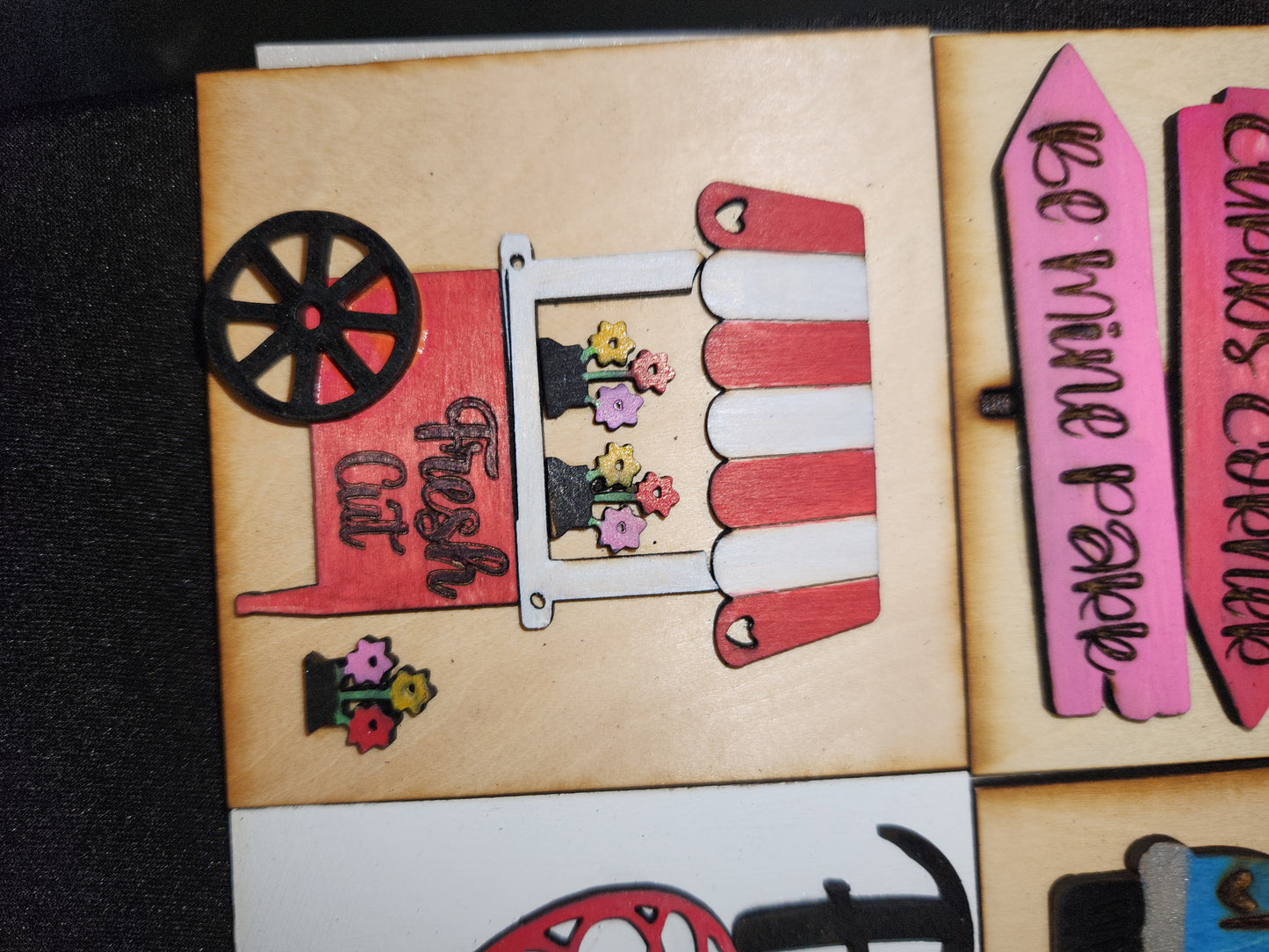 Valentine's day kit for interchangeable arch or rectangle frame. FRAME SOLD SEPARATELY