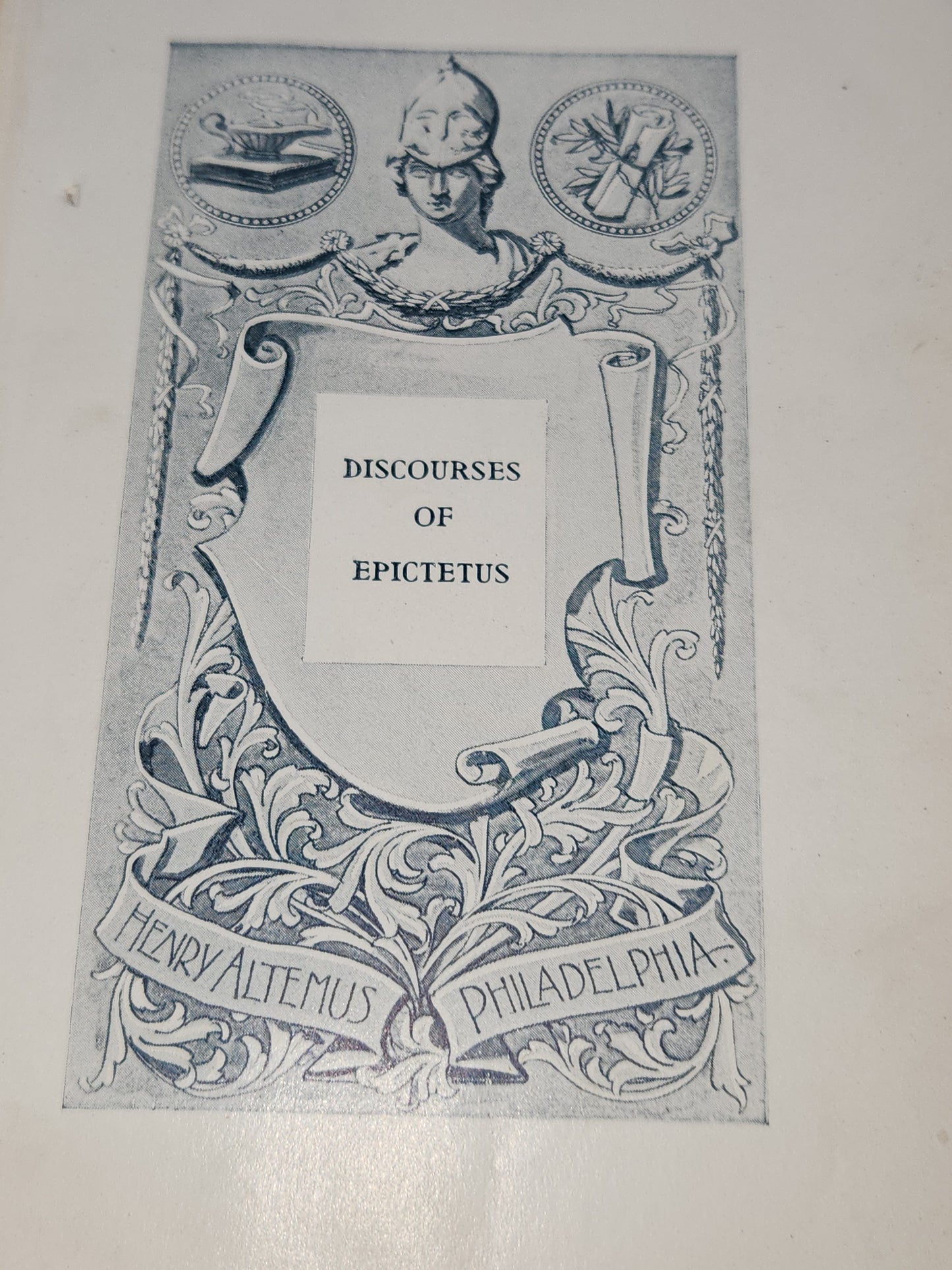 Antique Book A Selection From The Discourses of Epictetus with the Encheuridion George Long Henry Altemus AS IS bk65