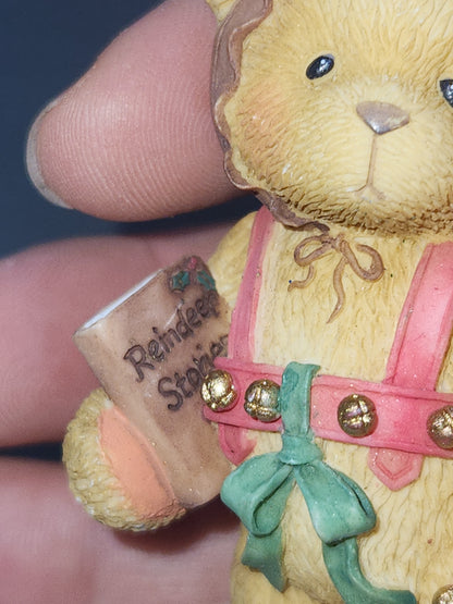 Vintage Enesco Cherished Teddies Rodney "I'm Santa's Little Helper" No Box 1999 ct67