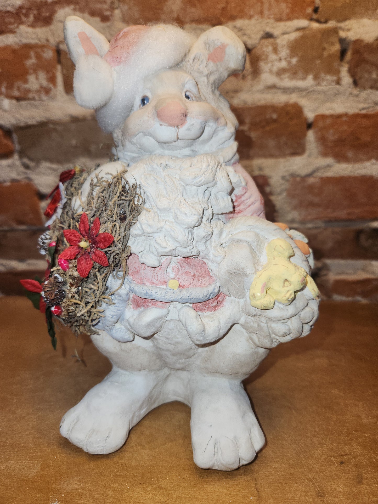 Vintage Dreamsicles Christmas Santa Bunny Figurine Cast Art 1993 Has Original Box Kristin Haynes Cast Art Industries di9