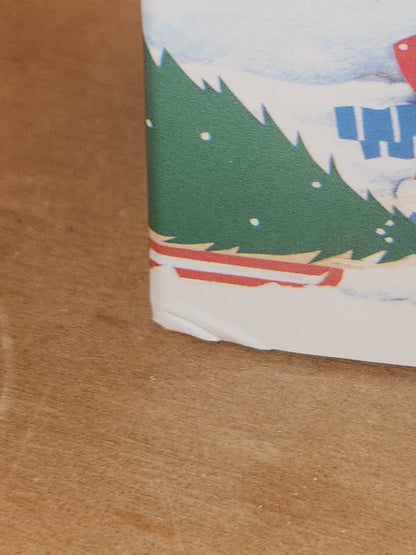 Vintage Avon Tree Ornament Winter Fun Igloo Penguin Christmas Tree 1983 av043