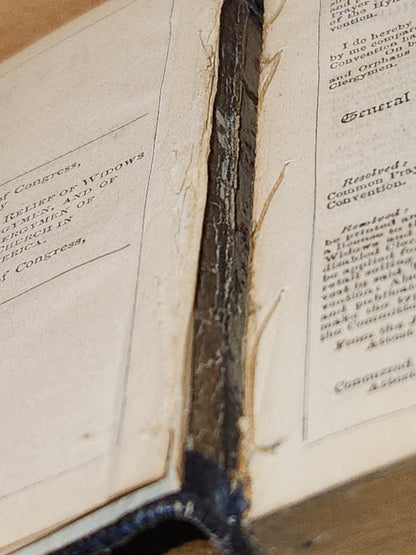 Antique Hymnal Protestant Episcopal Church E & JB YOUNG 1882 Inscribed 1884 ab1