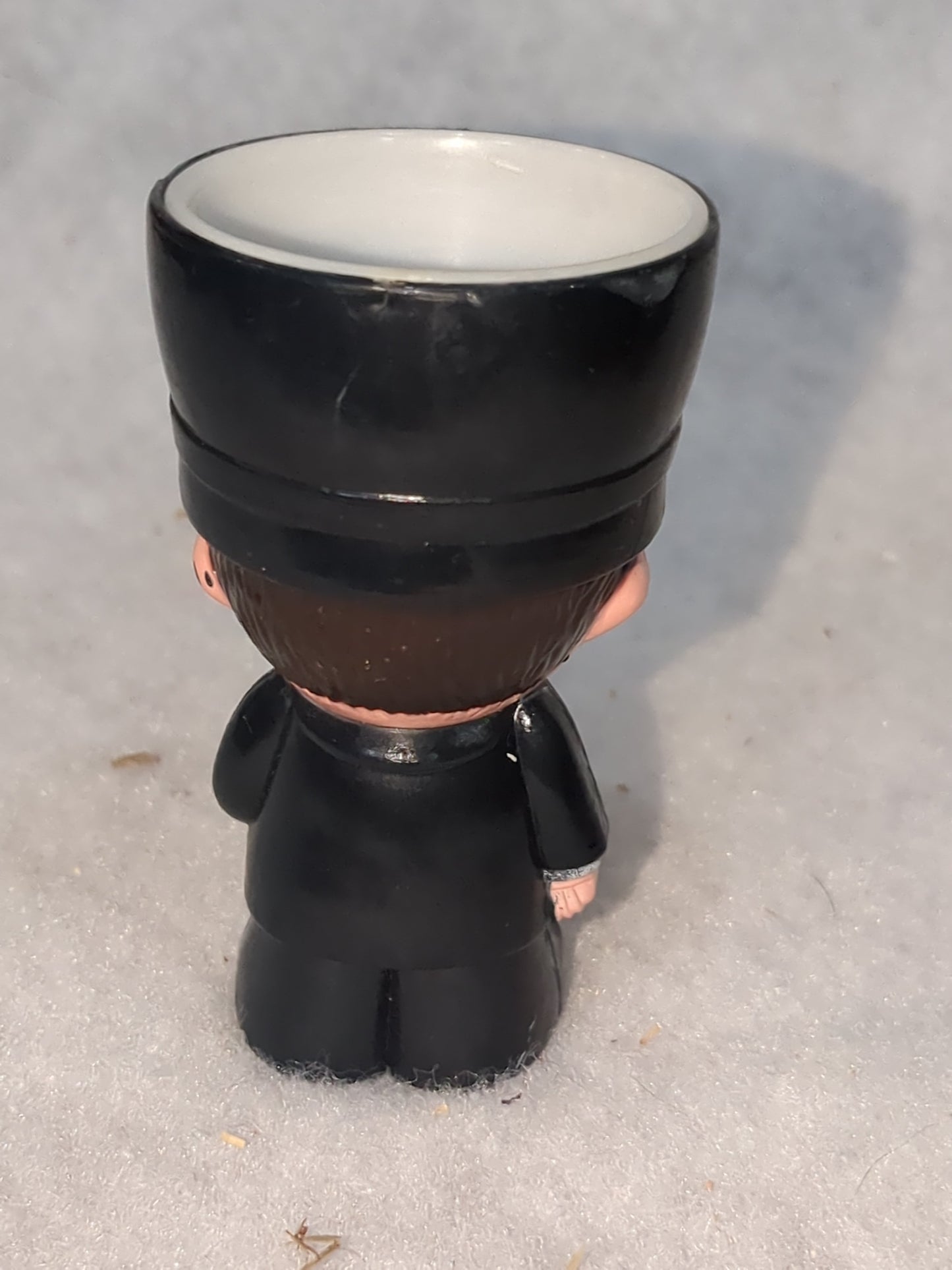 Vintage Policeman egg cup, trinket, air planter Hong Kong ec8
