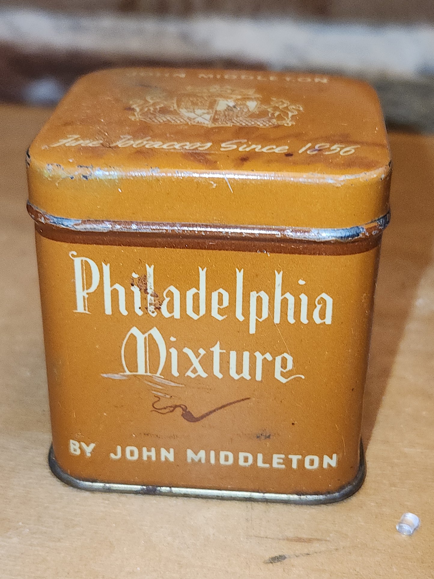 Vintage John Middleton Tobacco Tins Walnut, Regimental, Philadelphia, Bin 56 NO CONTENTS tt56