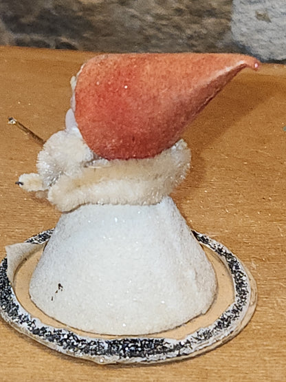 Vintage Elf Band Conductor Chenille Mica Japan MCM 1950s elf1