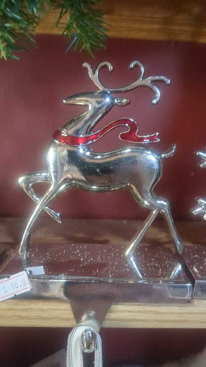 Sh4 Stocking holder metal reindeer