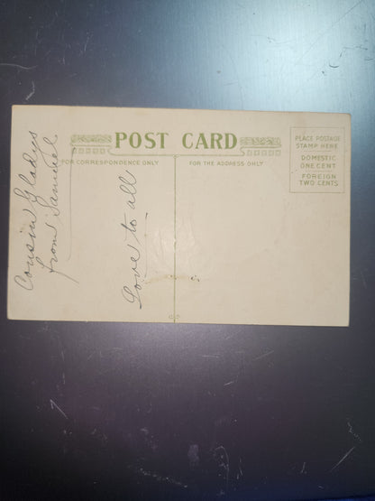 Antique Vintage Postcard Christmas Dinner Embossed Kate Bennett  May all good cheer be yours on Christmas Day