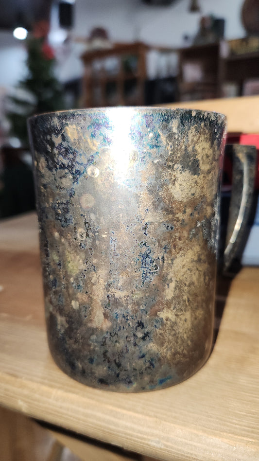 Antique vintage silver cup ss121