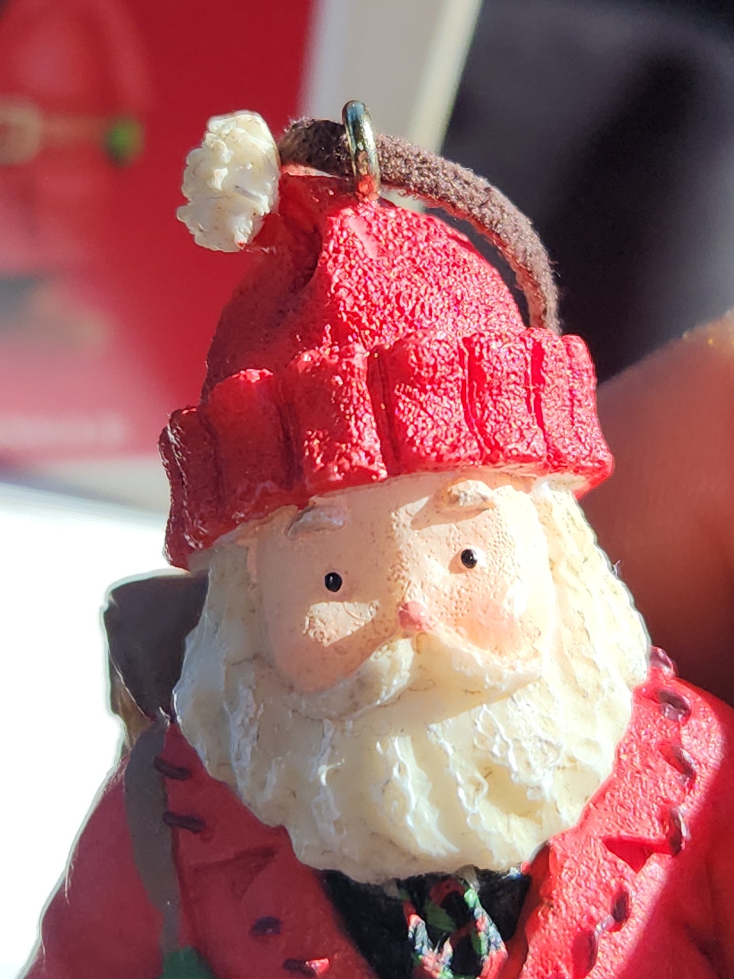 Vintage Hallmark Keepsake Ornanent Kris Kringle backpack 2004