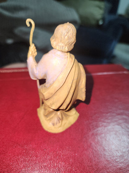 Vintage Fontanini Depose Kneeling Joseph Nativity Figure 3 1/4" Italy Roman fn76