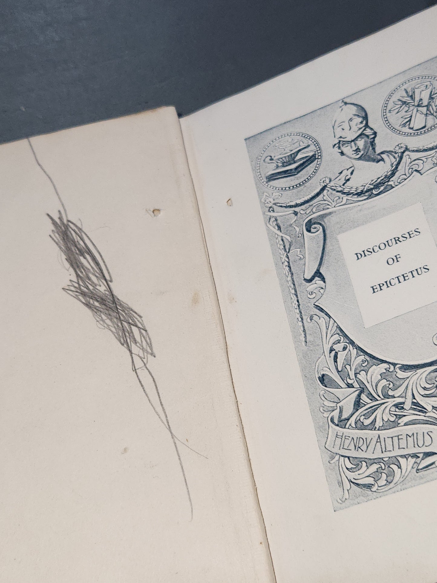 Antique Book A Selection From The Discourses of Epictetus with the Encheuridion George Long Henry Altemus AS IS bk65