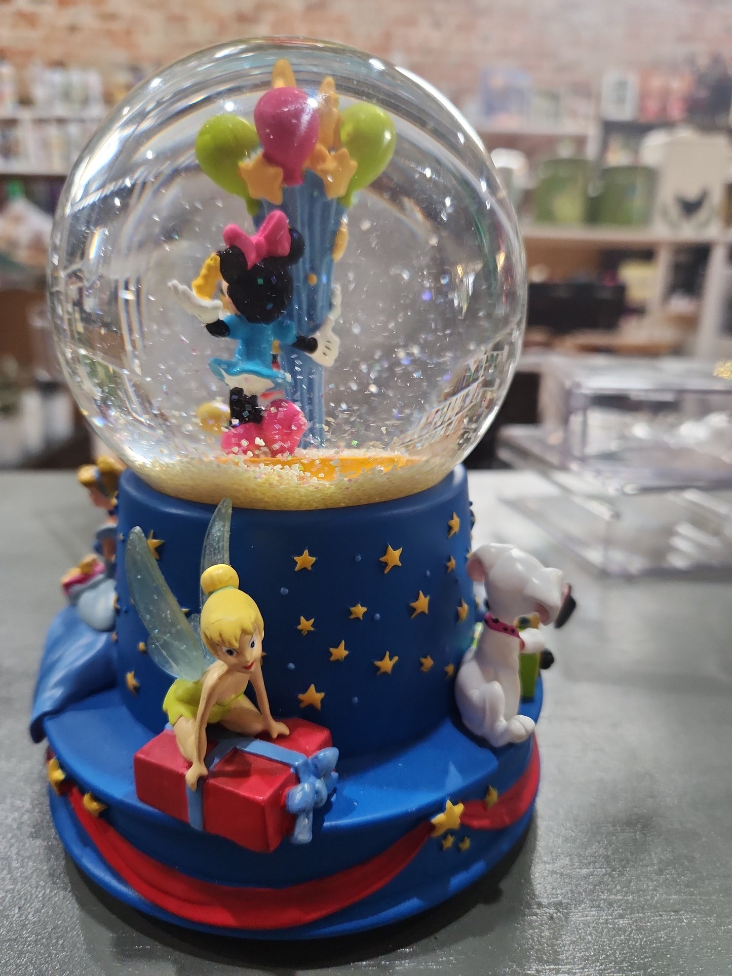 Walt Disney's 100th Musical Birthday Water Globe 2001 Hallmark Limited Edition sg8