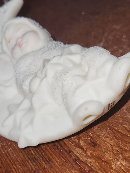 Vintage Snowbabies Department 56 Ornament Rock A Bye Baby 1990 NO BOX sb22