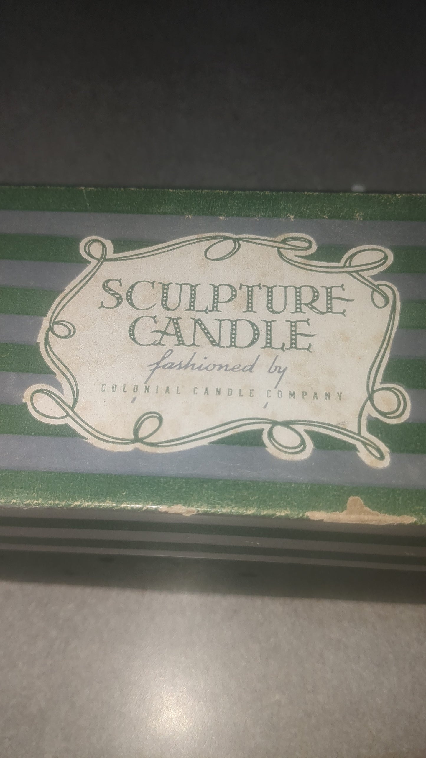 Sculptured candle fashioned by Colonial Candle Company 429