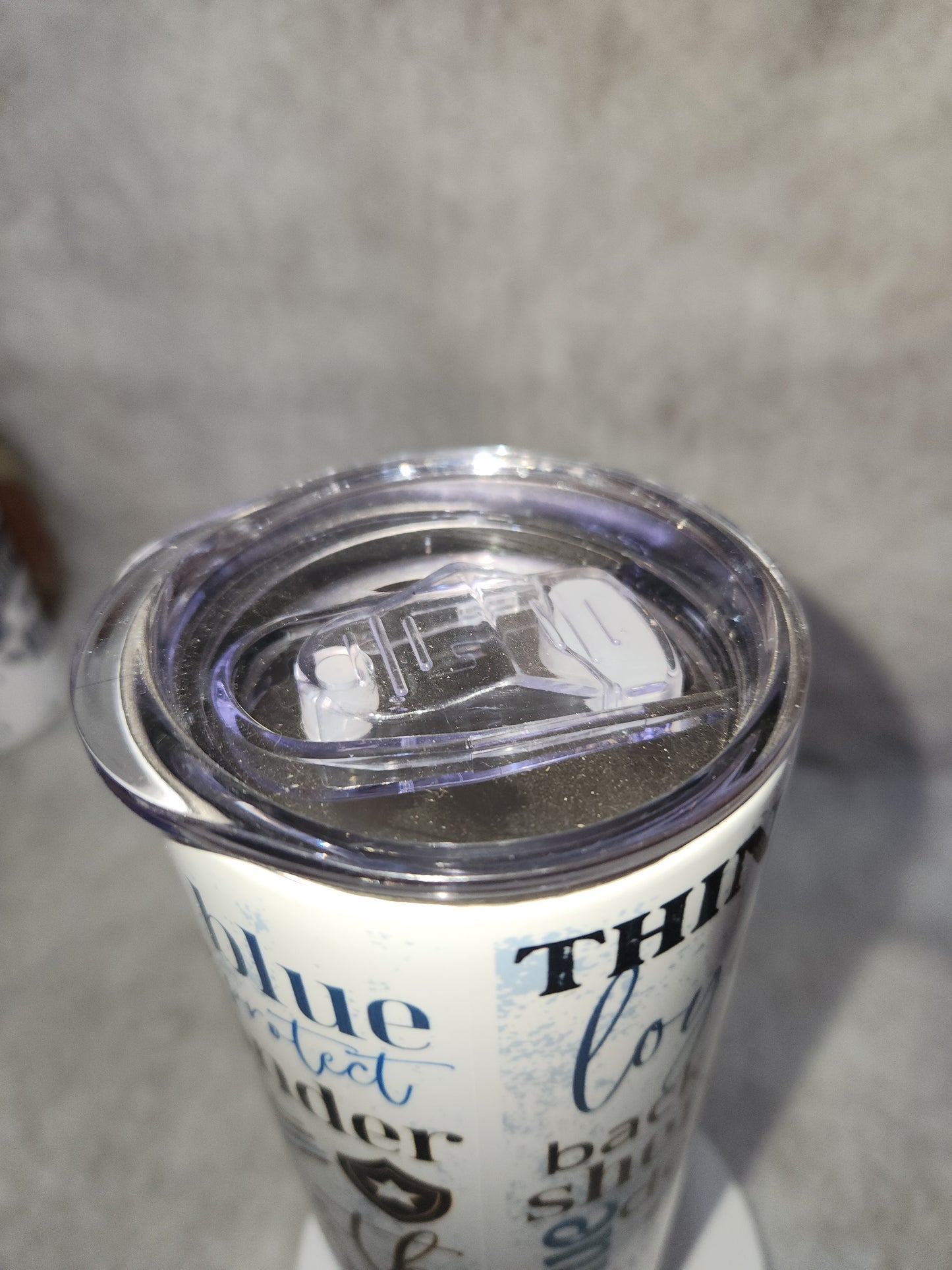 20 oz stainless steel insulated Tumbler police officer tp7