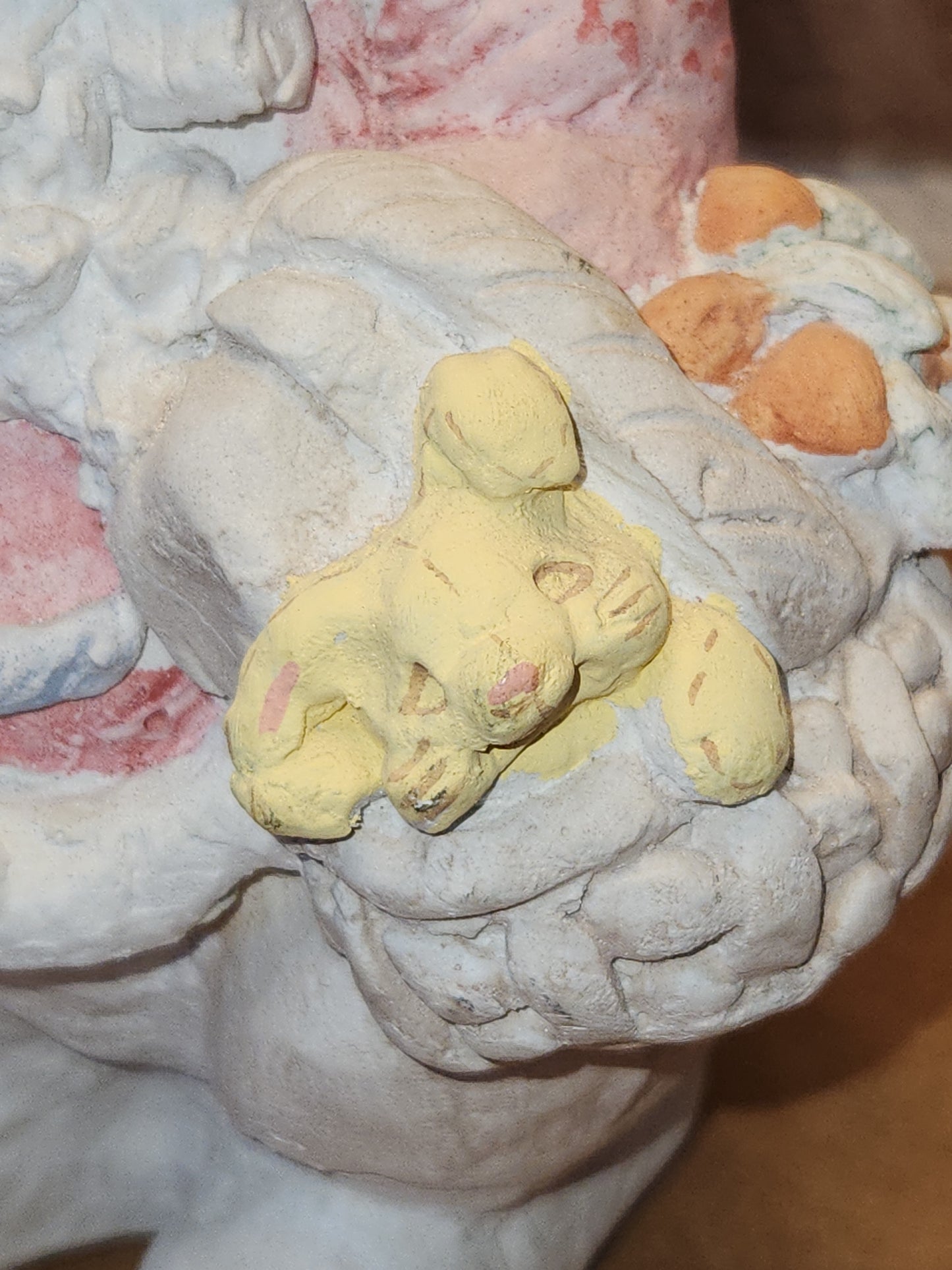 Vintage Dreamsicles Christmas Santa Bunny Figurine Cast Art 1993 Has Original Box Kristin Haynes Cast Art Industries di9