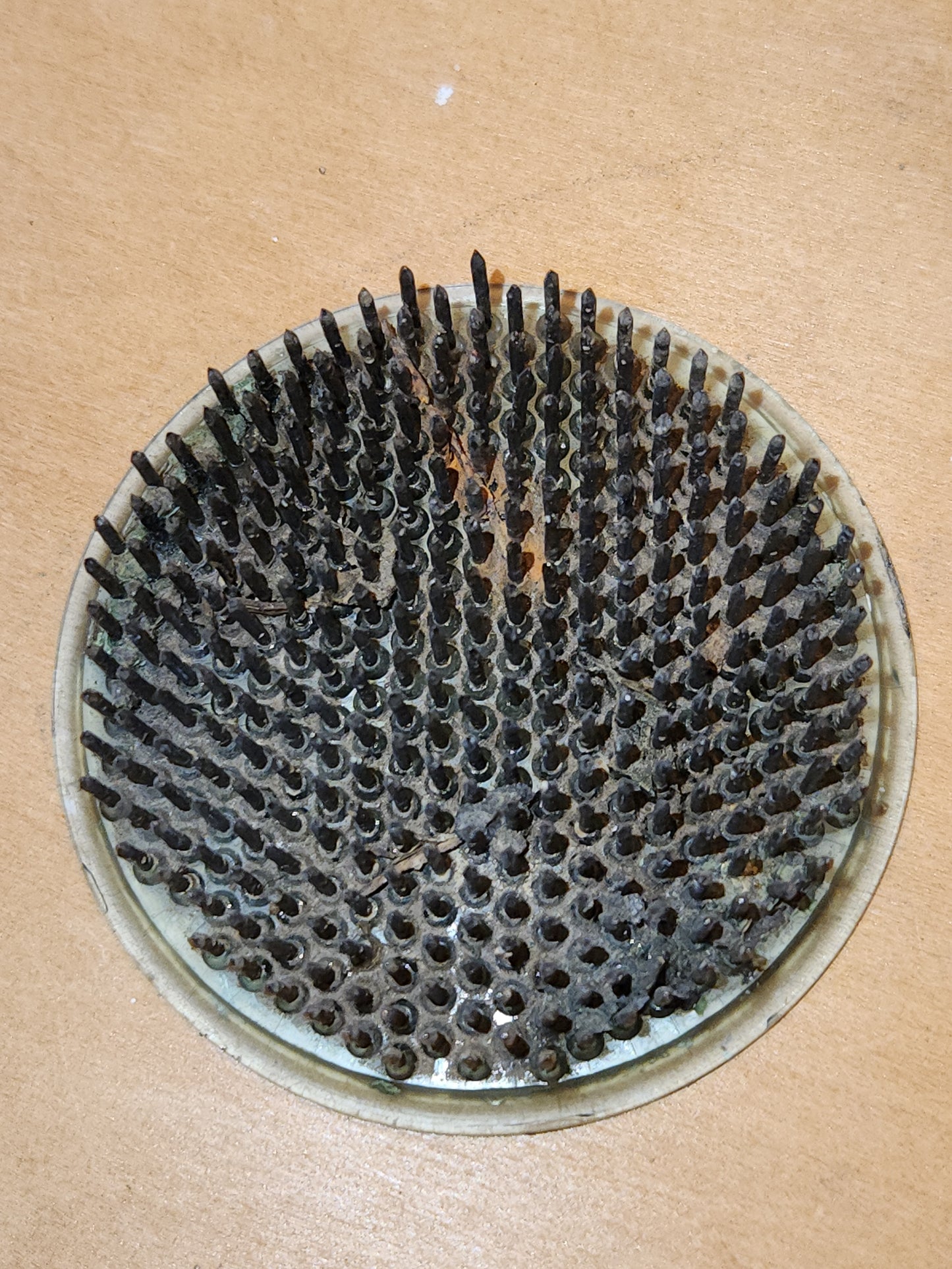 Vintage Golden Gate Plas-Stik Floral Frog With Metal Pins No.3 ff67