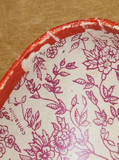 Vintage Easter Egg Candy Box Cardboard or Paper Mache Duck Flowers eg1