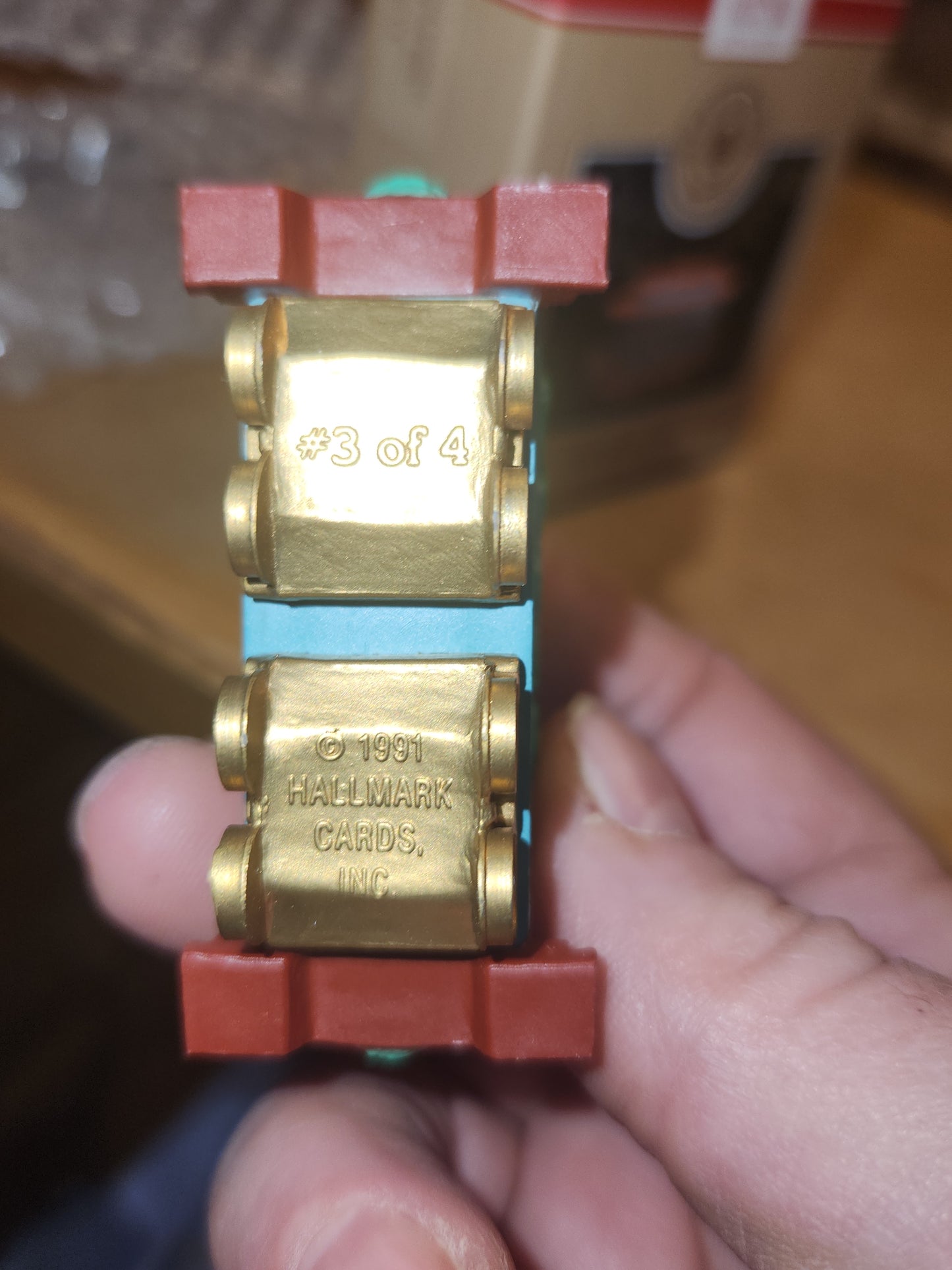 Vintage Hallmark Keepsake Ornaments Lionel Passenger Car and Caboose