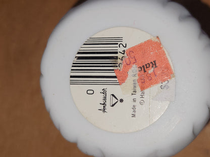 Vintage Hallmark Cards Ambassador Santa Claus Head Candle Holder Ceramic sa5