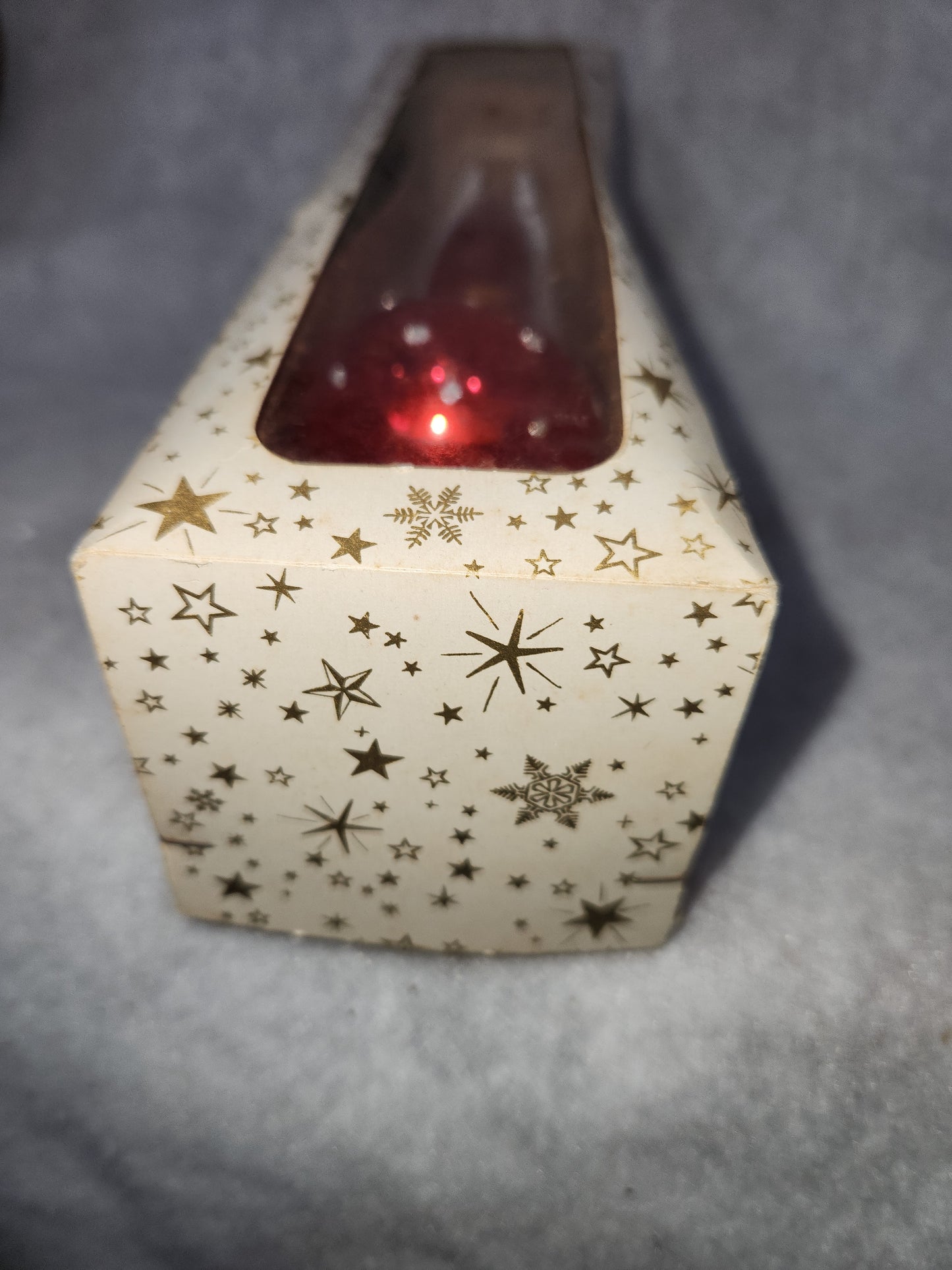 Vintage Western Germany glass tree topper. Tt51