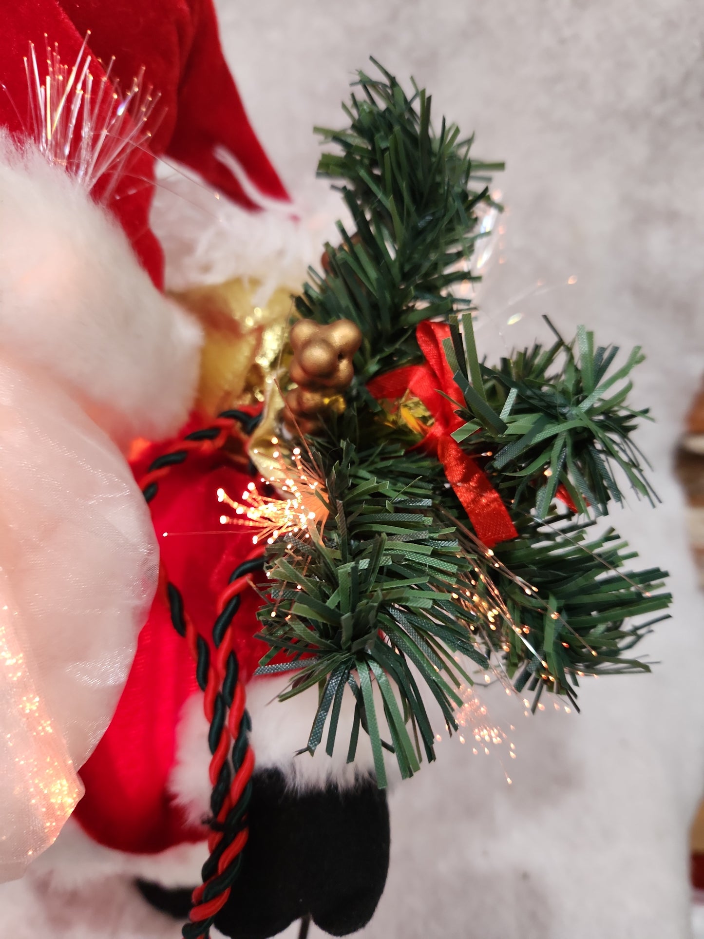 Avon Fiber Optic Dazzling Holiday Santa Claus 2009 sa7