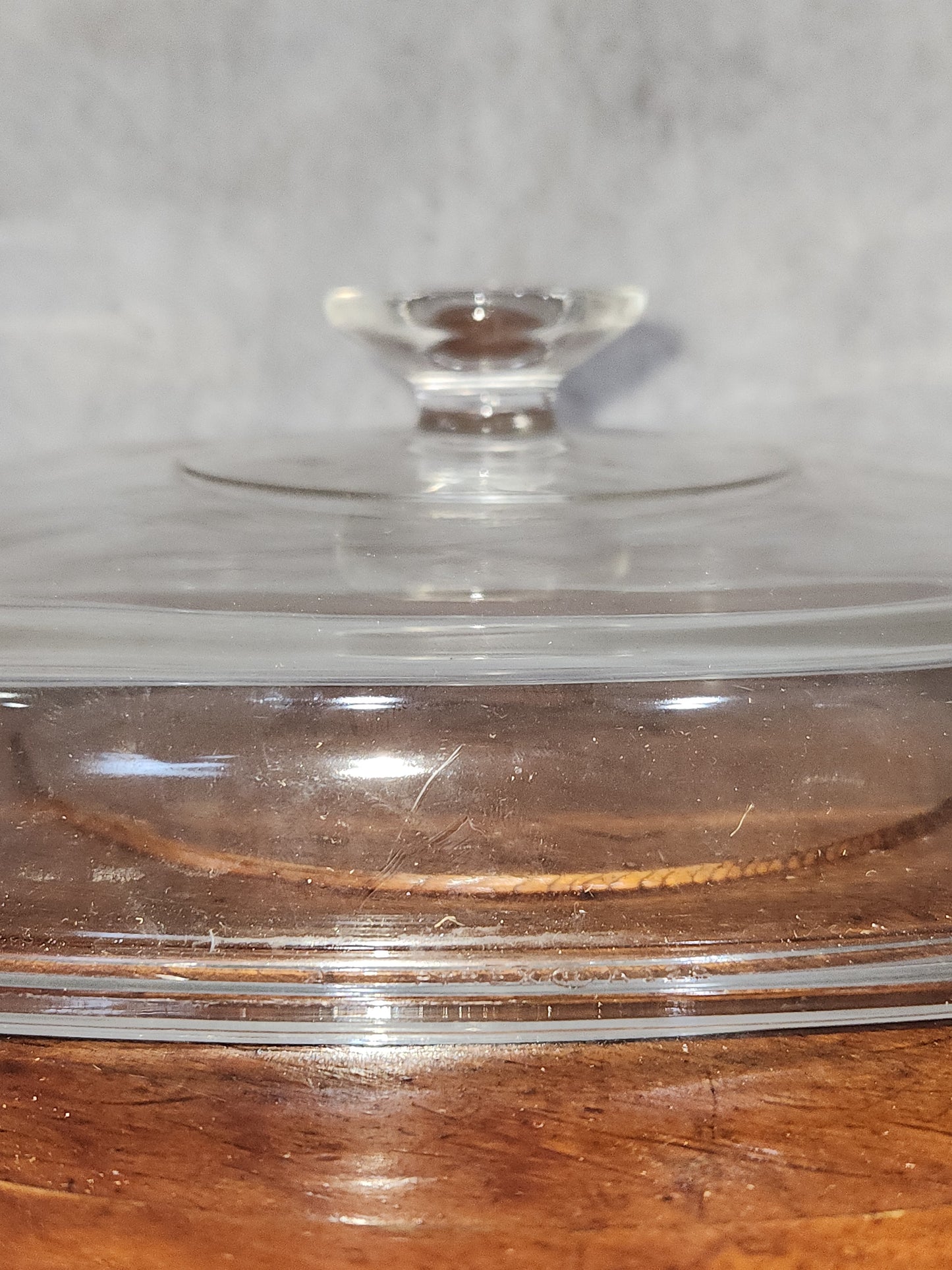 Pyrex Clear Glass Square Dome Lid A12C replacement lid Casserole dish