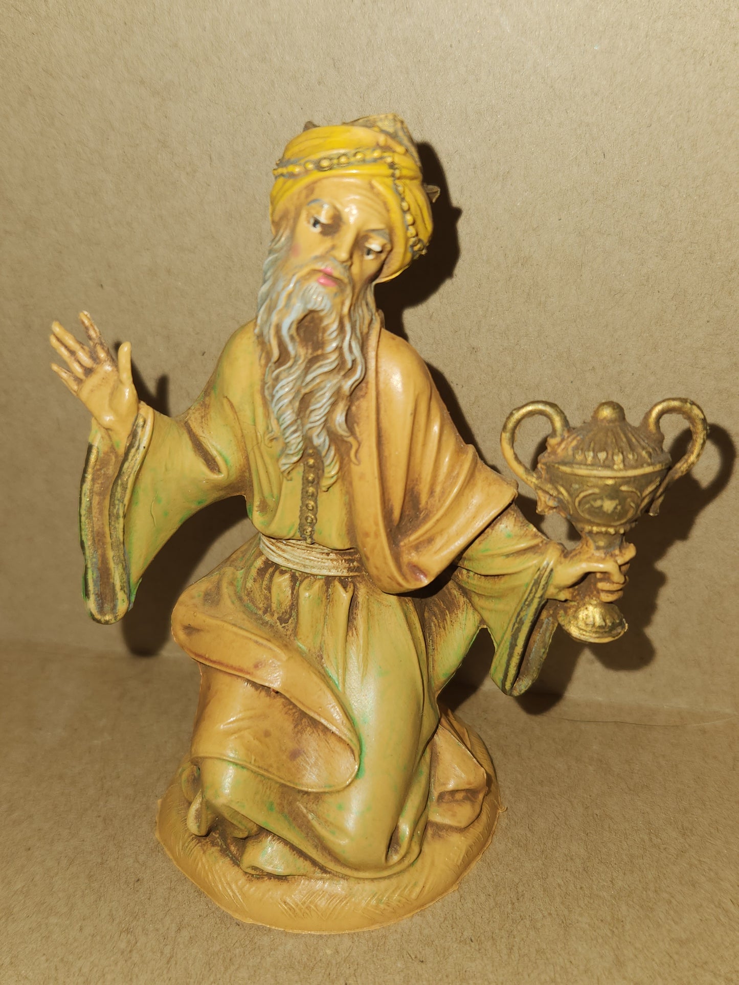 Vintage Fontanini Depose Gaspar  4" Nativity Figure Italy Roman fn83