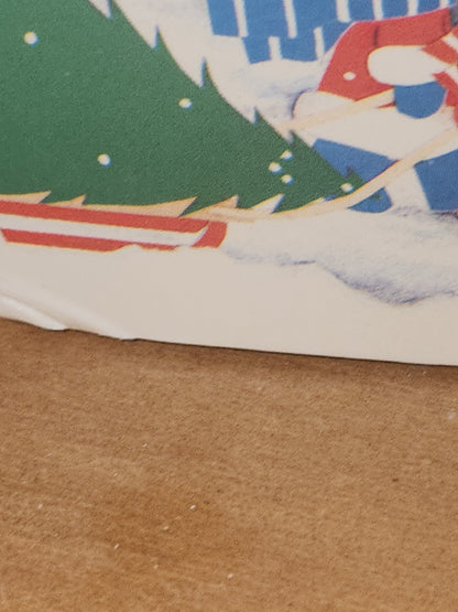 Vintage Avon Tree Ornament Winter Fun Igloo Penguin Christmas Tree 1983 av043