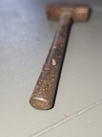 Antique Vintage Miniature Cast Iron Toy Sledge Hammer pretend play toy9