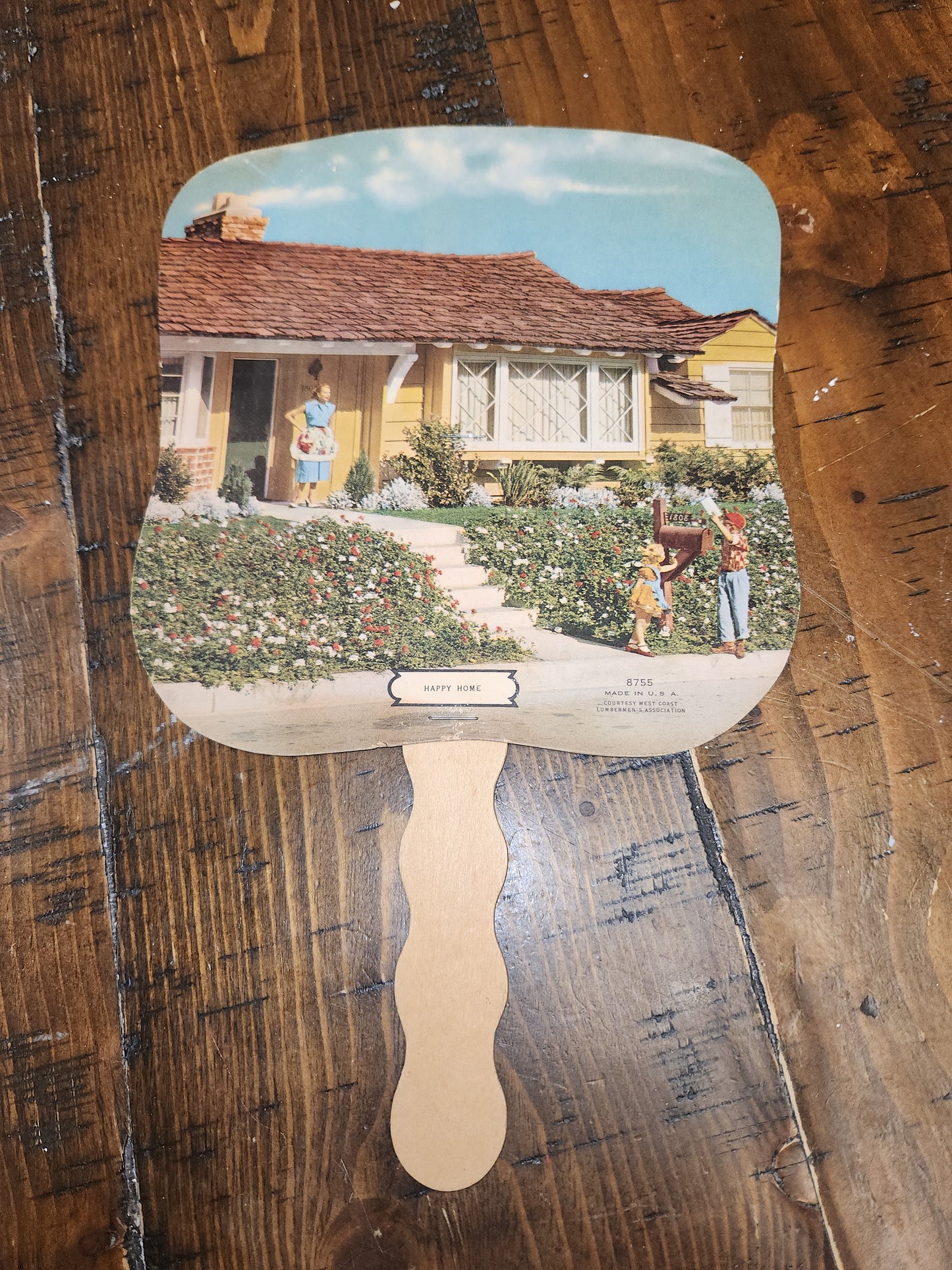 Vintage Advertising Fans Set of 3 Steele Funeral Home Nebraska Norcraft Inc. Cincinnati Ohio fan5