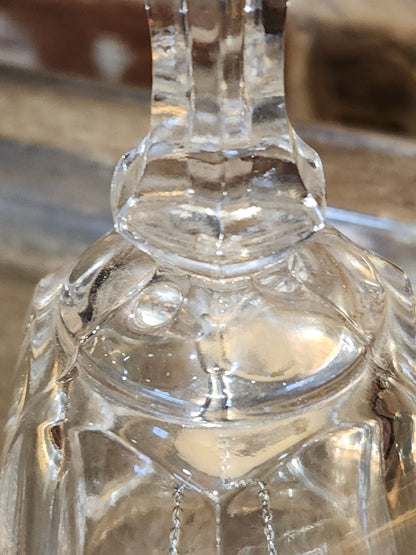 Vintage Pressed Glass Bell be6