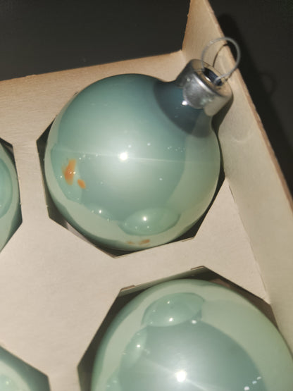 Vintage Pyramid Rauch Mint Green 2" ornaments bo68