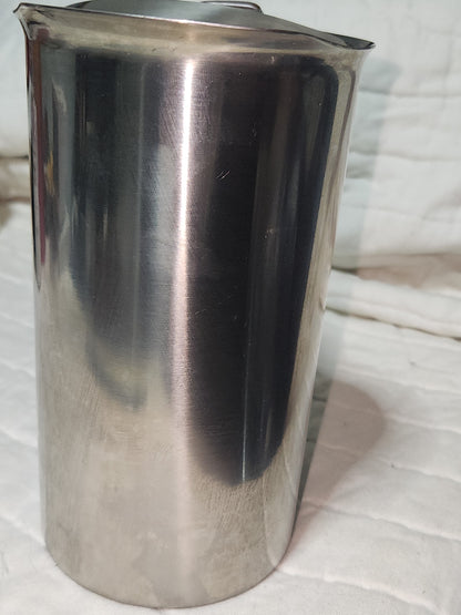 Vintage Stainless Steel Water Pitcher made in Denmark 18-8 ss633