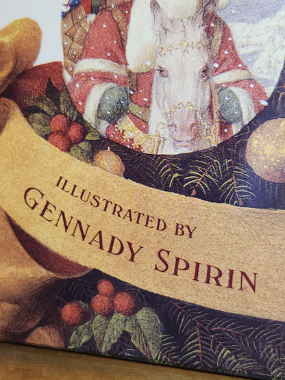 Vintage Book Joy to the World A Family Christmas Treasury by Ann Keay Beneduce Illustrated by Gennady Spirin bk07