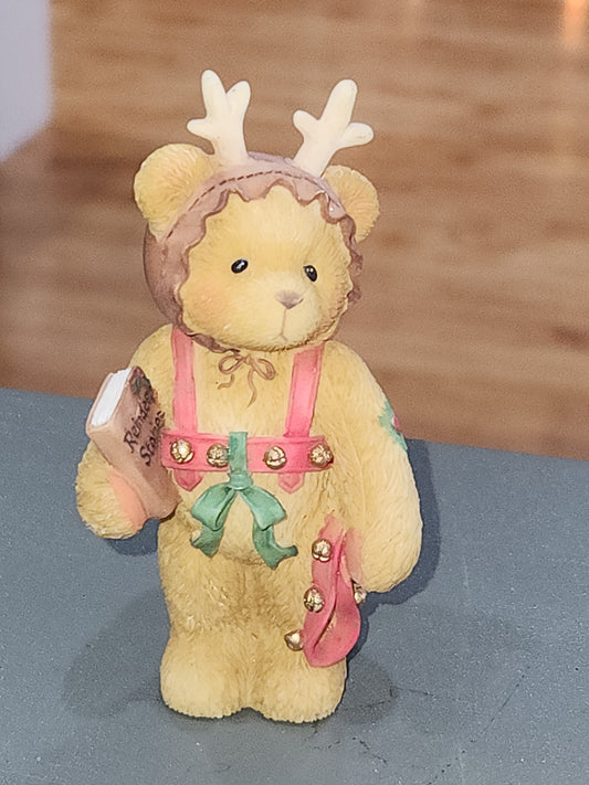 Vintage Enesco Cherished Teddies Rodney "I'm Santa's Little Helper" No Box 1999 ct67