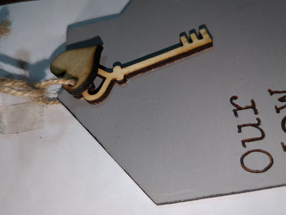 Ornament or car charm Our New Home ho1