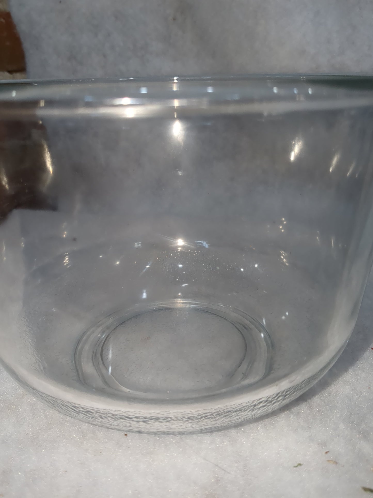 Vintage replacement Oster Regency clear glass mixing bowl   6.5" diameter kit349