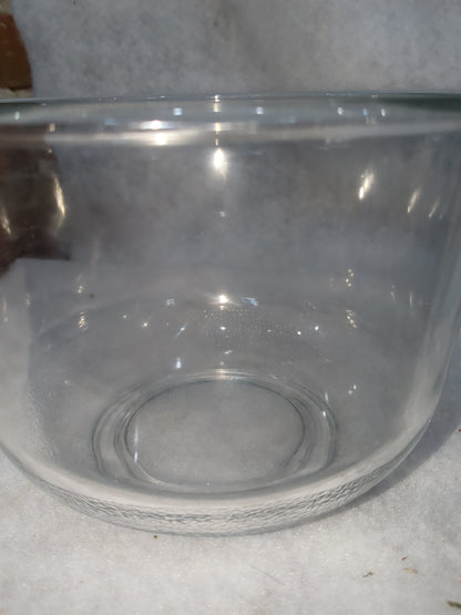 Vintage replacement Oster Regency clear glass mixing bowl   6.5" diameter kit349