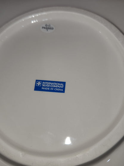 International Silver Company Square Santa Plate 10 1/4" pla99