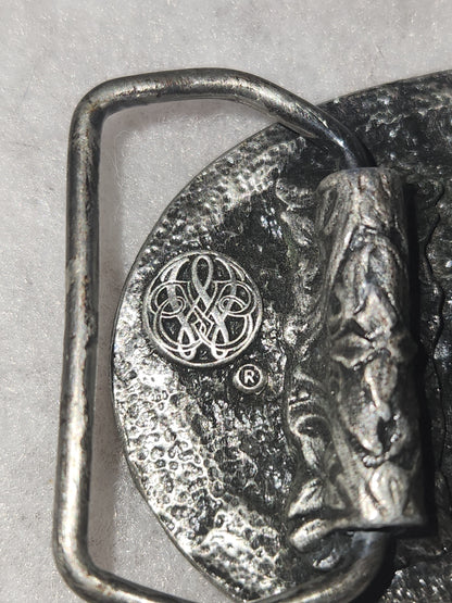 Vintage Siskiyou Pewter Belt Buckle A-15 Eagle American Patriotic 1983 bb6